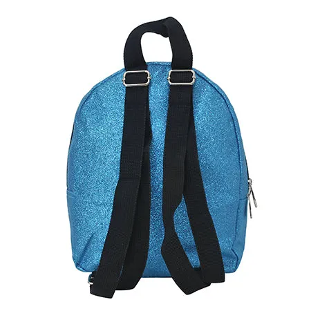 Turquoise Glitter NGIL Mini Backpack