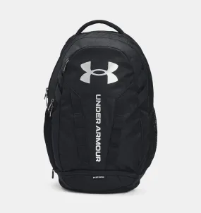 Under Armour Black/Silver Hustle 5.0 Backpack