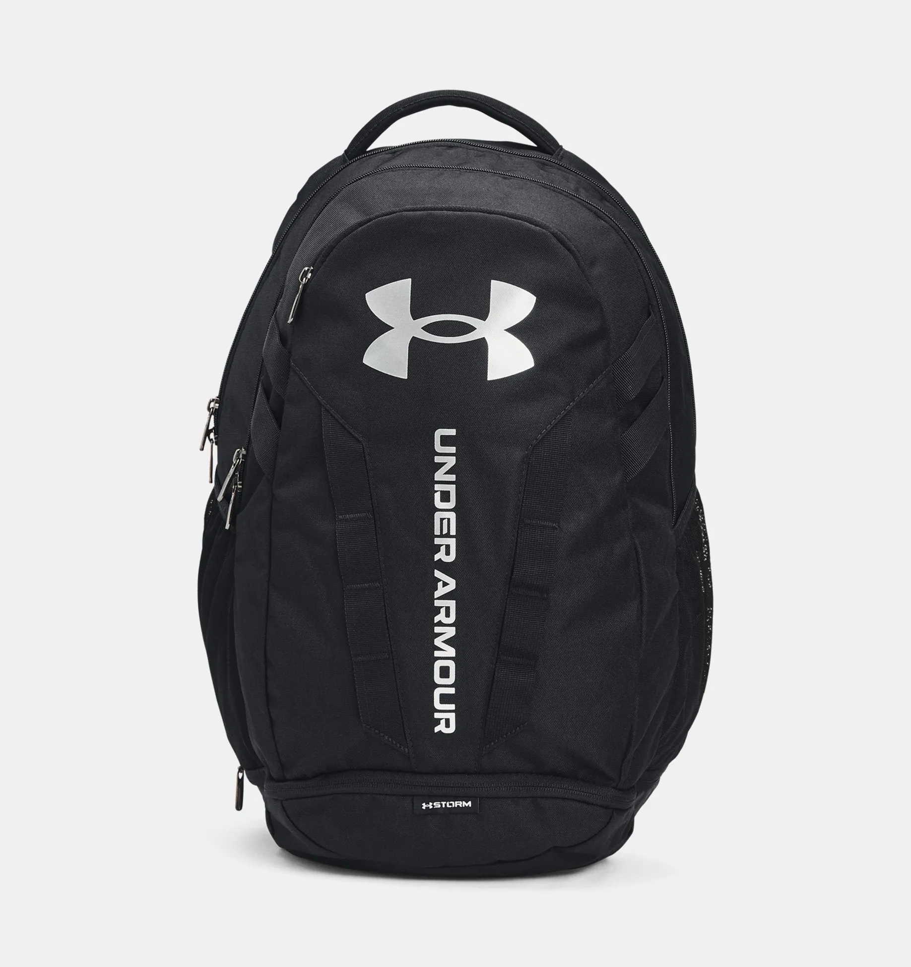 Under Armour Black/Silver Hustle 5.0 Backpack