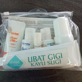 Unscented Toiletries Travelling Set