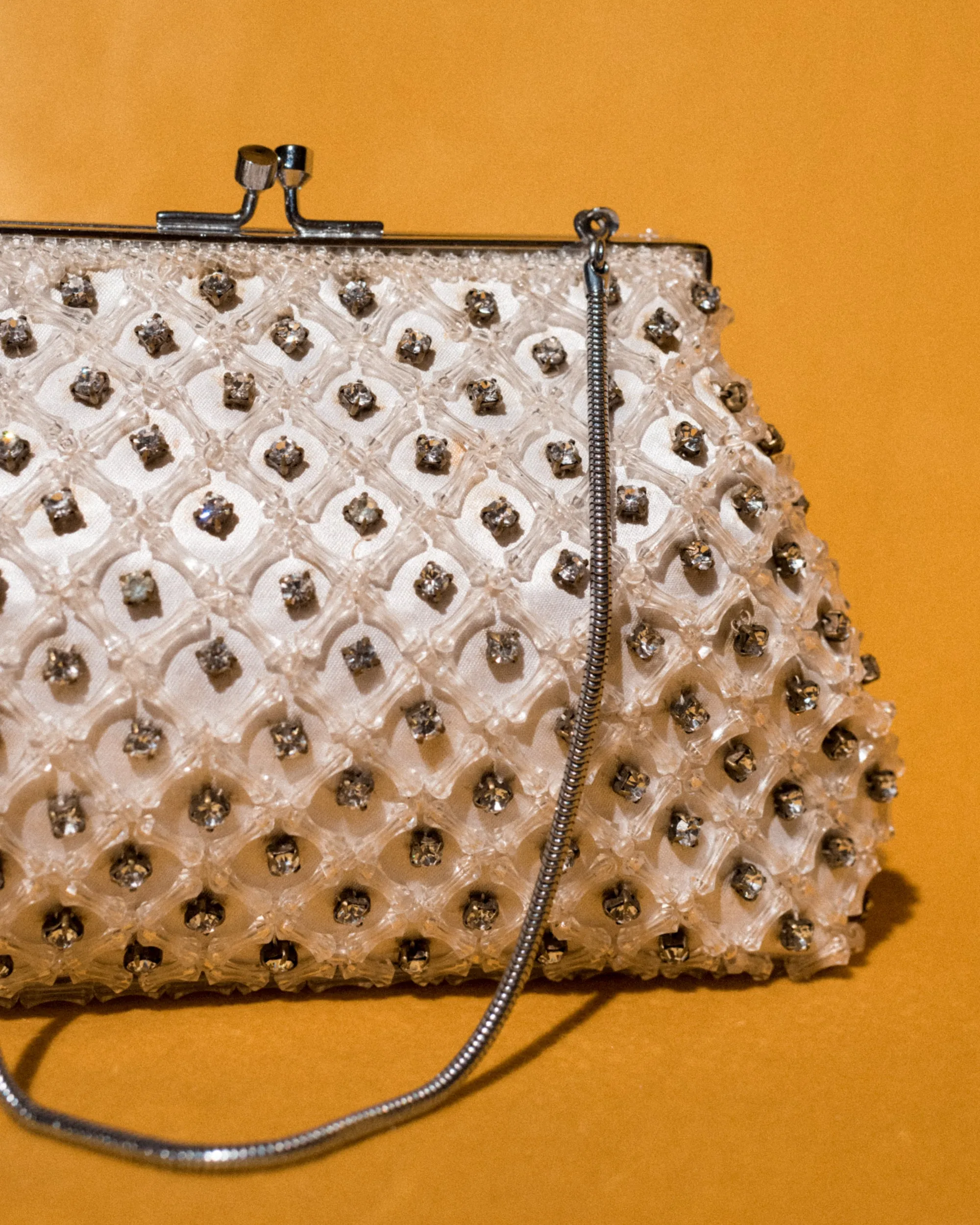 Vintage Beaded Clutch Bag