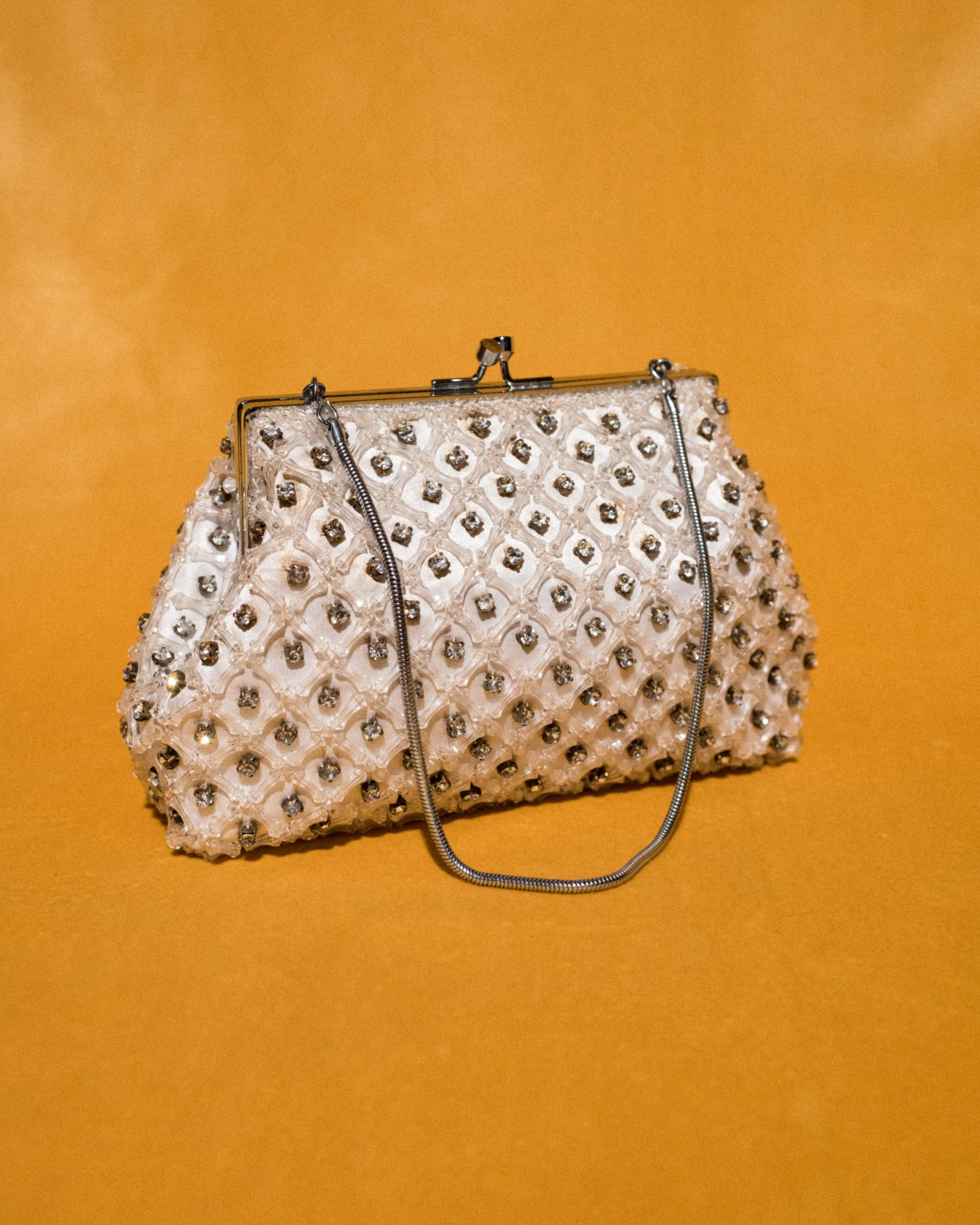 Vintage Beaded Clutch Bag