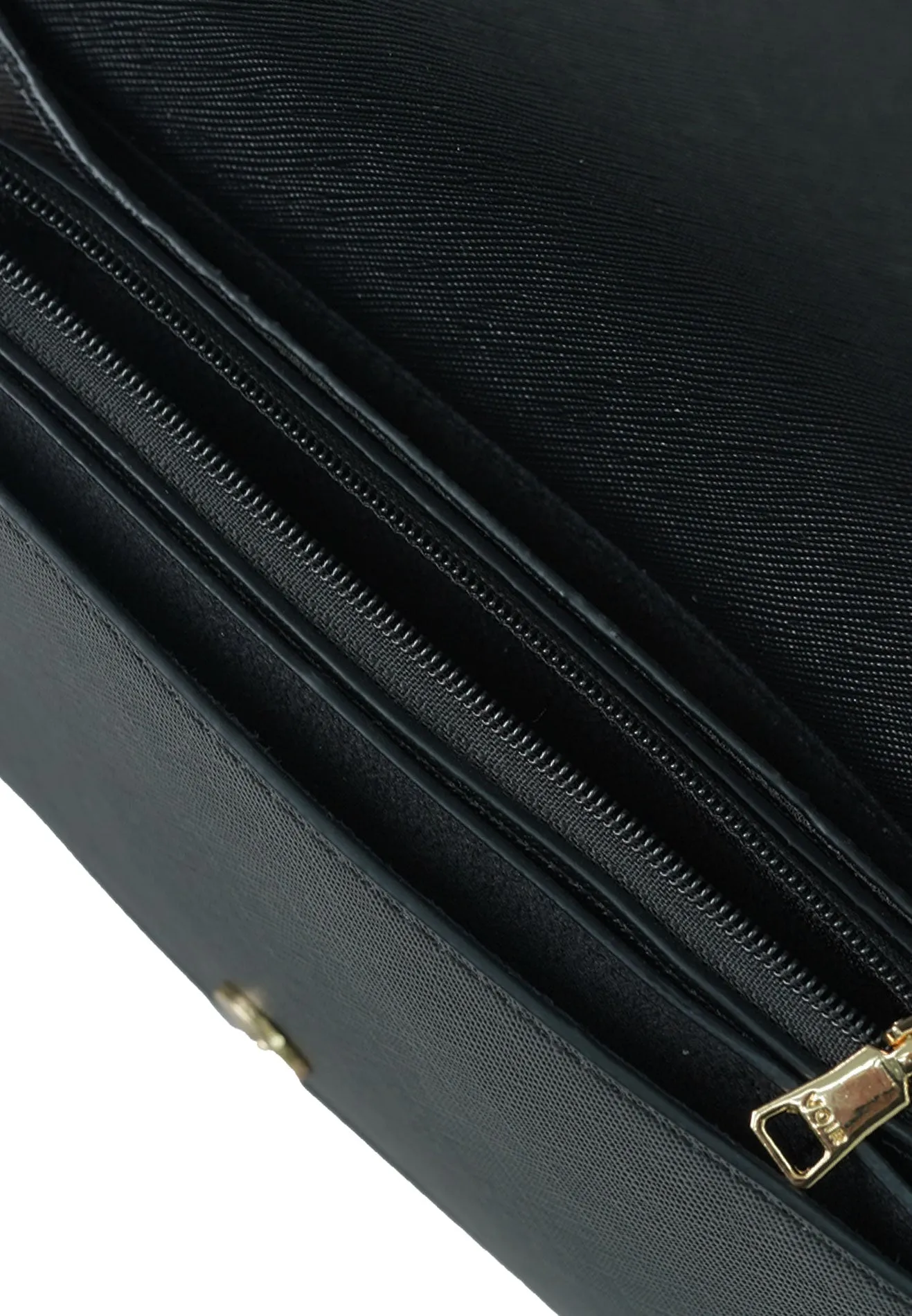 VOIR Half Moon Clutch Long Wallet