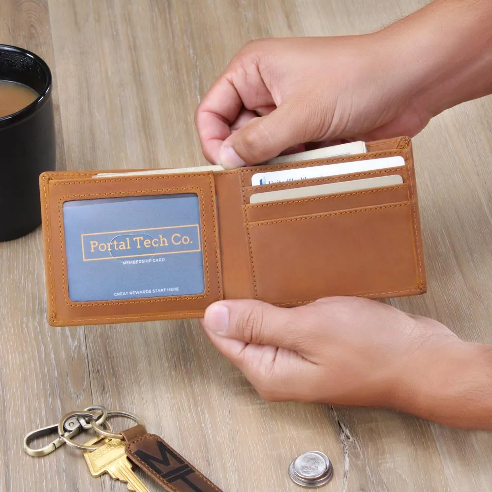 Wallet Design_Dad Your Love My Shelter Leather Wallet