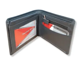 Wallet : Grey Leather Wallet