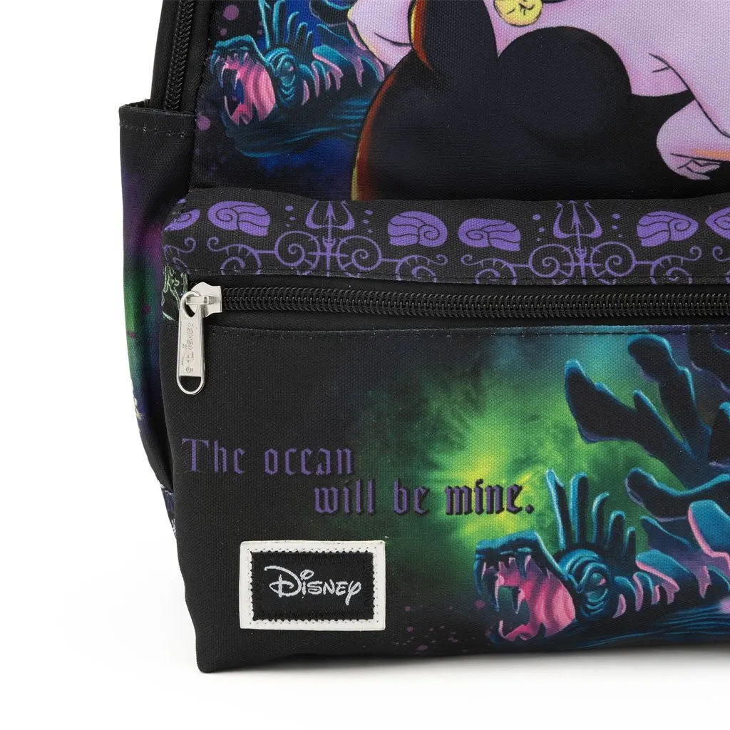 WondaPop Disney Villains The Little Mermaid Ursula 13 Nylon Mini Backpack