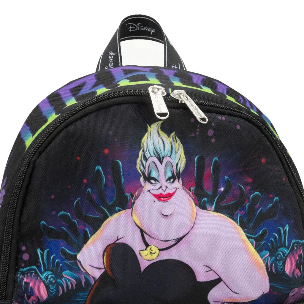 WondaPop Disney Villains The Little Mermaid Ursula 13 Nylon Mini Backpack