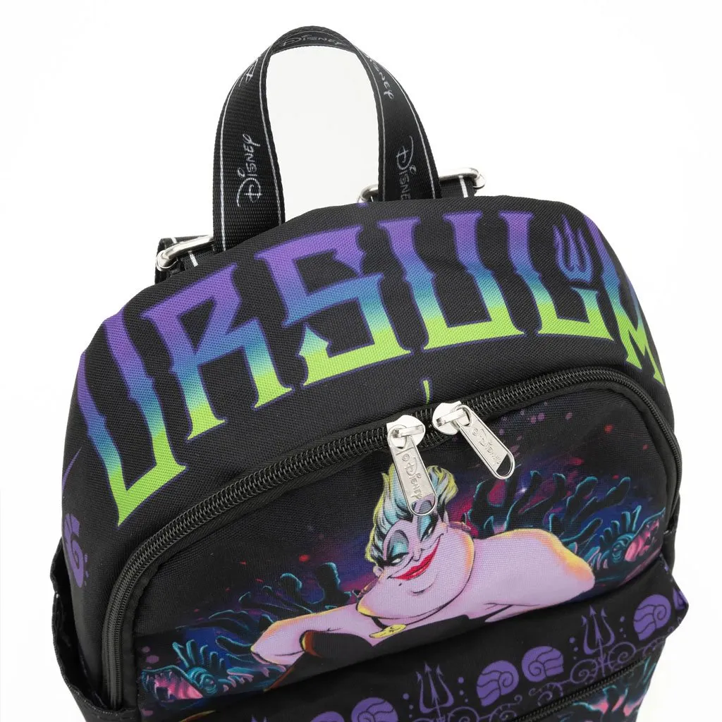 WondaPop Disney Villains The Little Mermaid Ursula 13 Nylon Mini Backpack