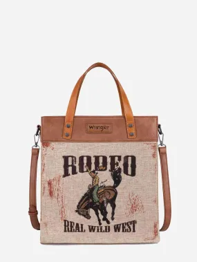 Wrangler Handbag Art Print Canvas Tote