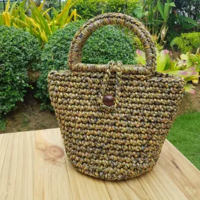 Zian Macramé Handbag (Yellow)